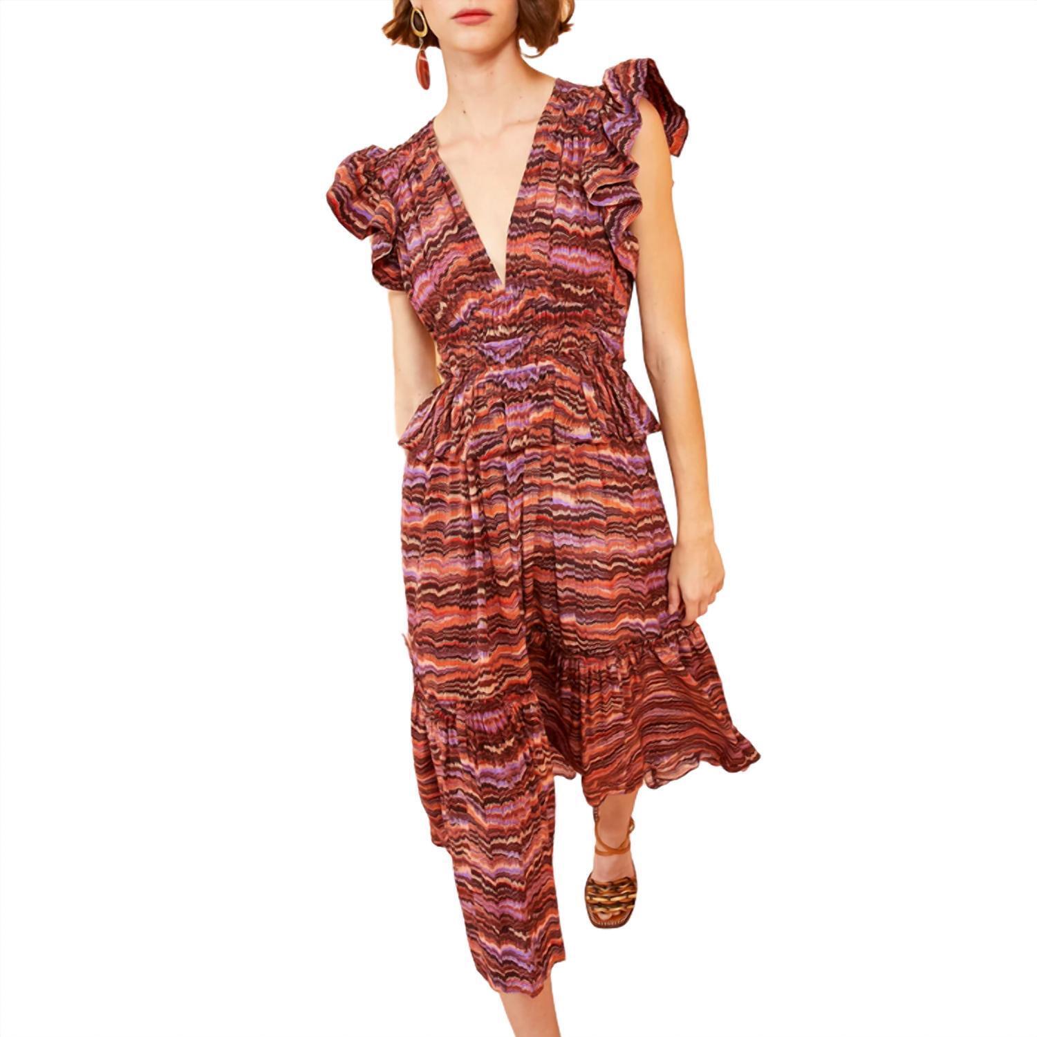 New Ulla Johnson Bendetta Dress In Sapphire